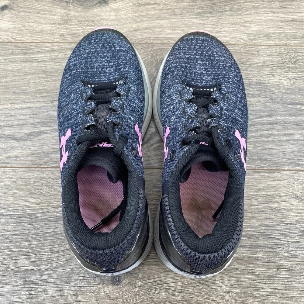 Under Armour Bandit 3 Youth Shoes Size 4 Y Blue Black‎ Pink 1295958